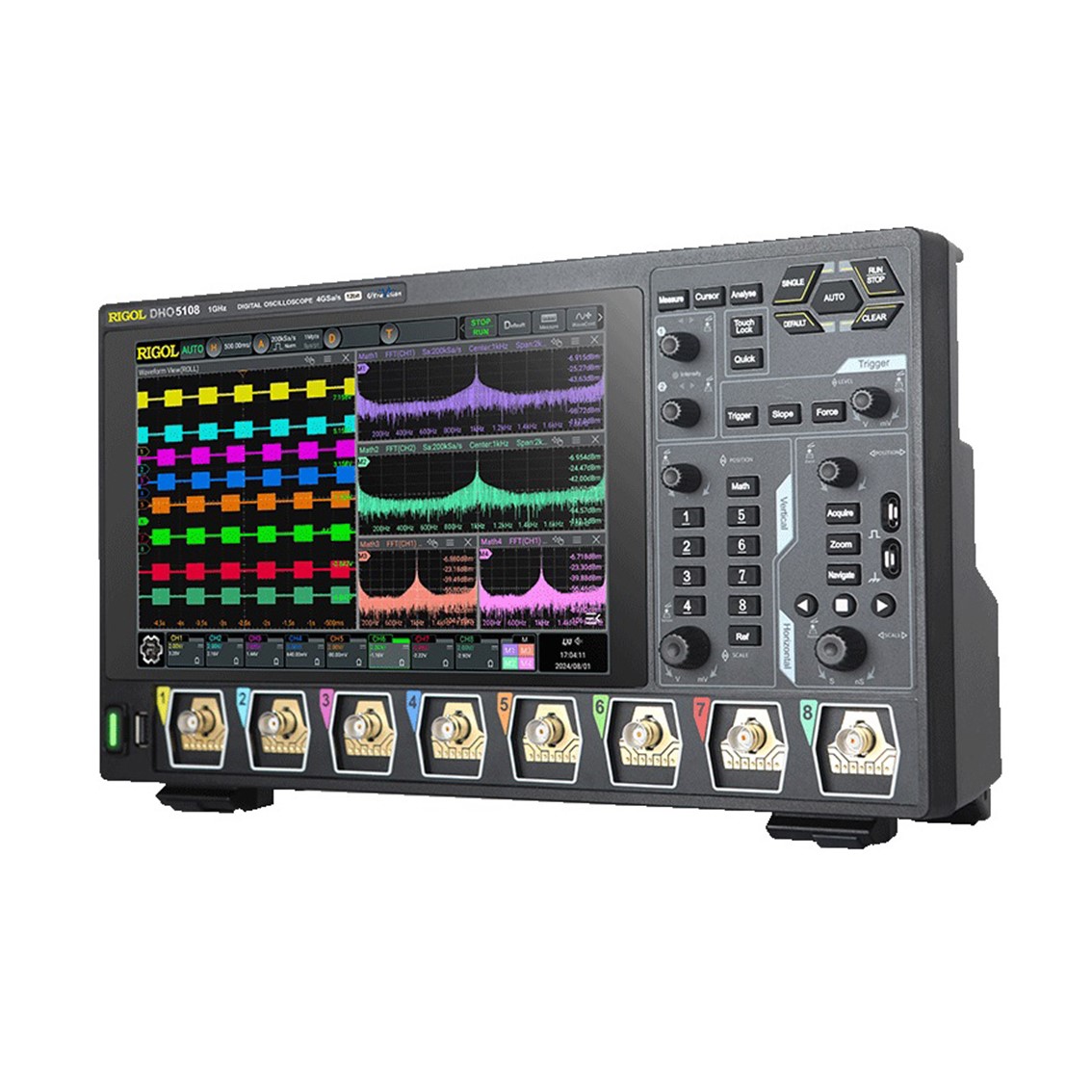 RIGOL DHO5108  1GHz, 4GSa/s, 8CH, 12bit 오실로스코프