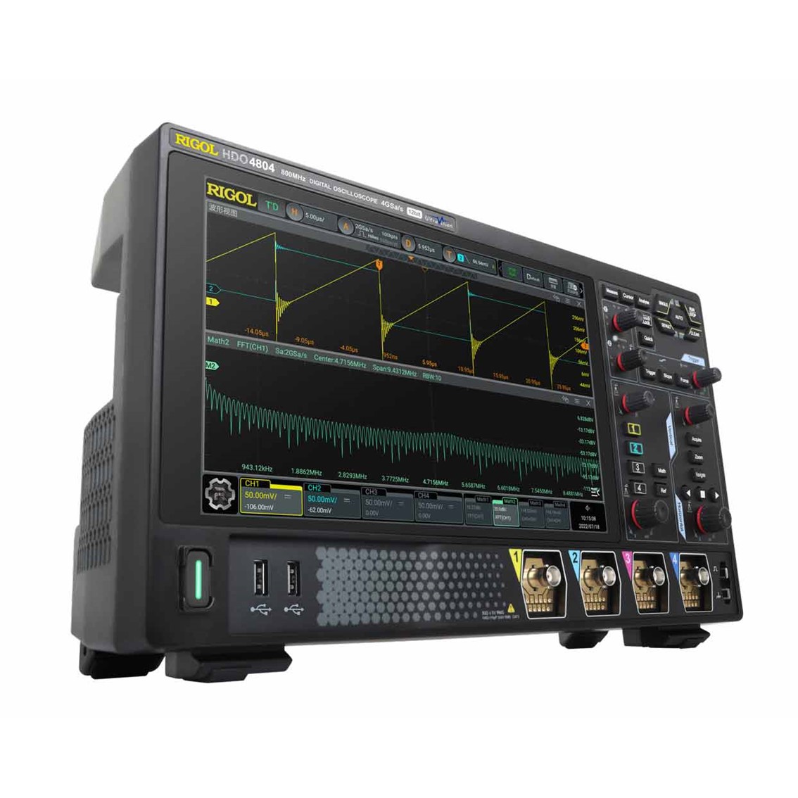 RIGOL DHO4204 200MHz, 12bit, 4GSa/s, 4CH 오실로스코프