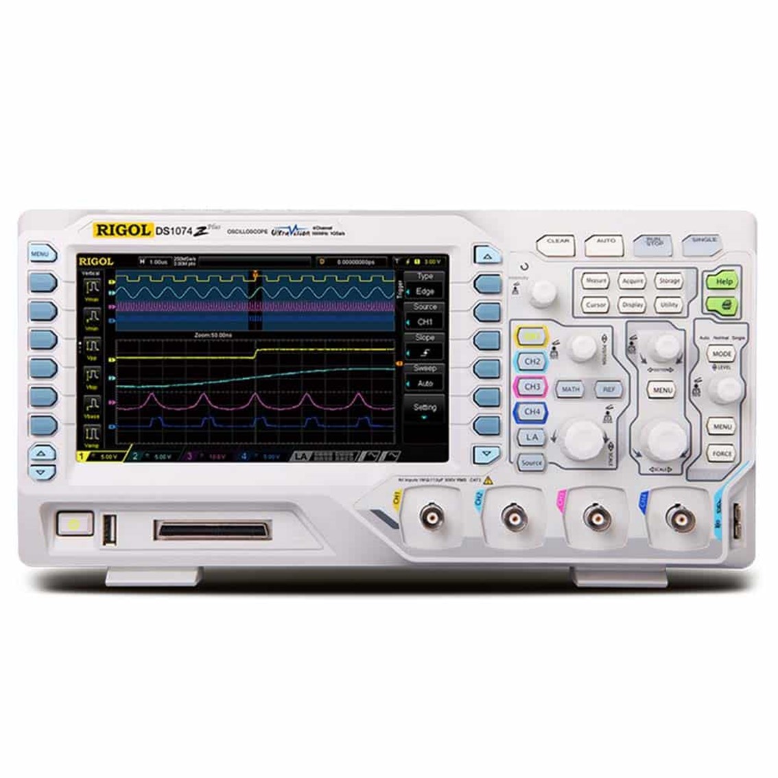 RIGOL DS1104Z-S Plus  100MHz, 4CH, 1GSa/s, 2CH 25MHz AFG 오실로스코프, 함수발생기