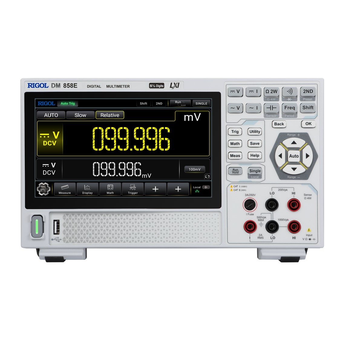 RIGOL DM858  멀티미터,데이타수집 5.5digits, 125 rdgs/s, 0.03% DMM
