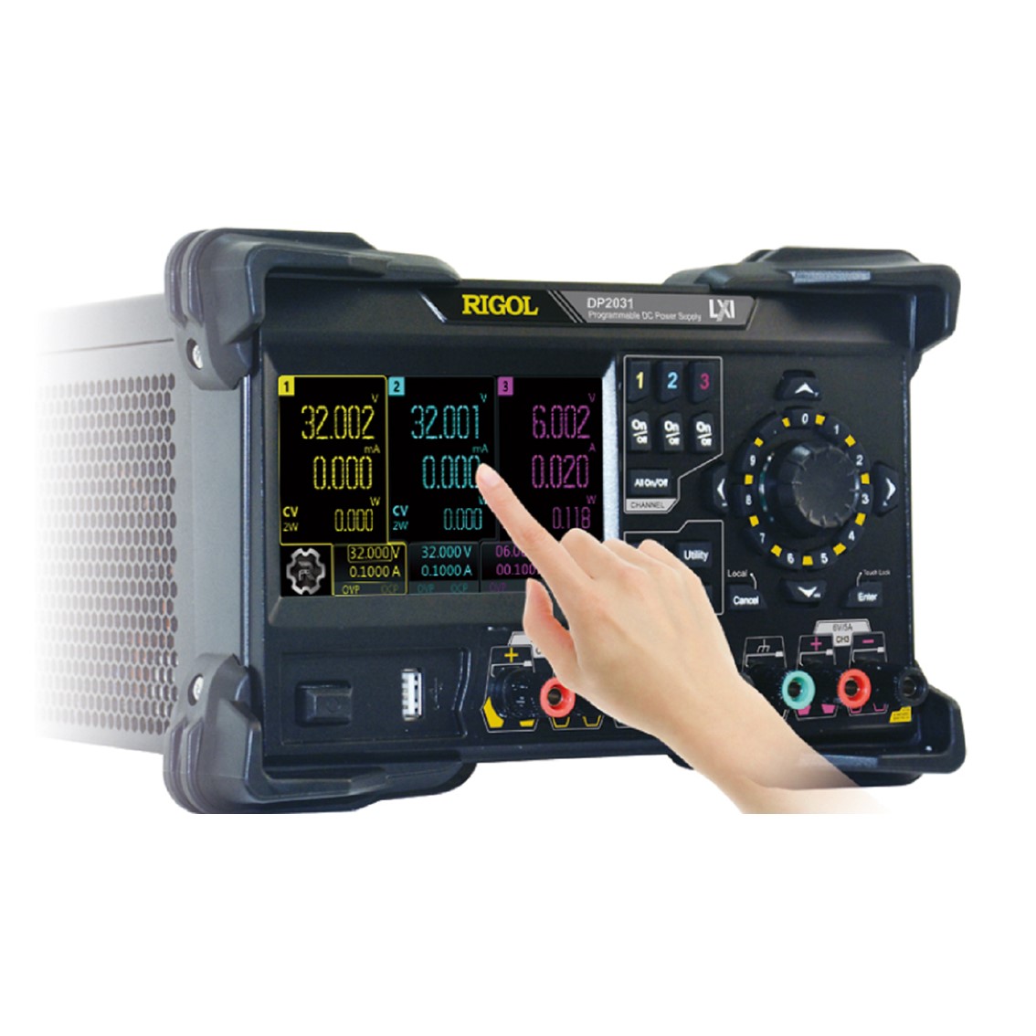 RIGOL DP2031  DC파워서플라이,DC전자로드 222W, 3CH(32V,3A  32V,3A  6V,5A),1mV,1mA