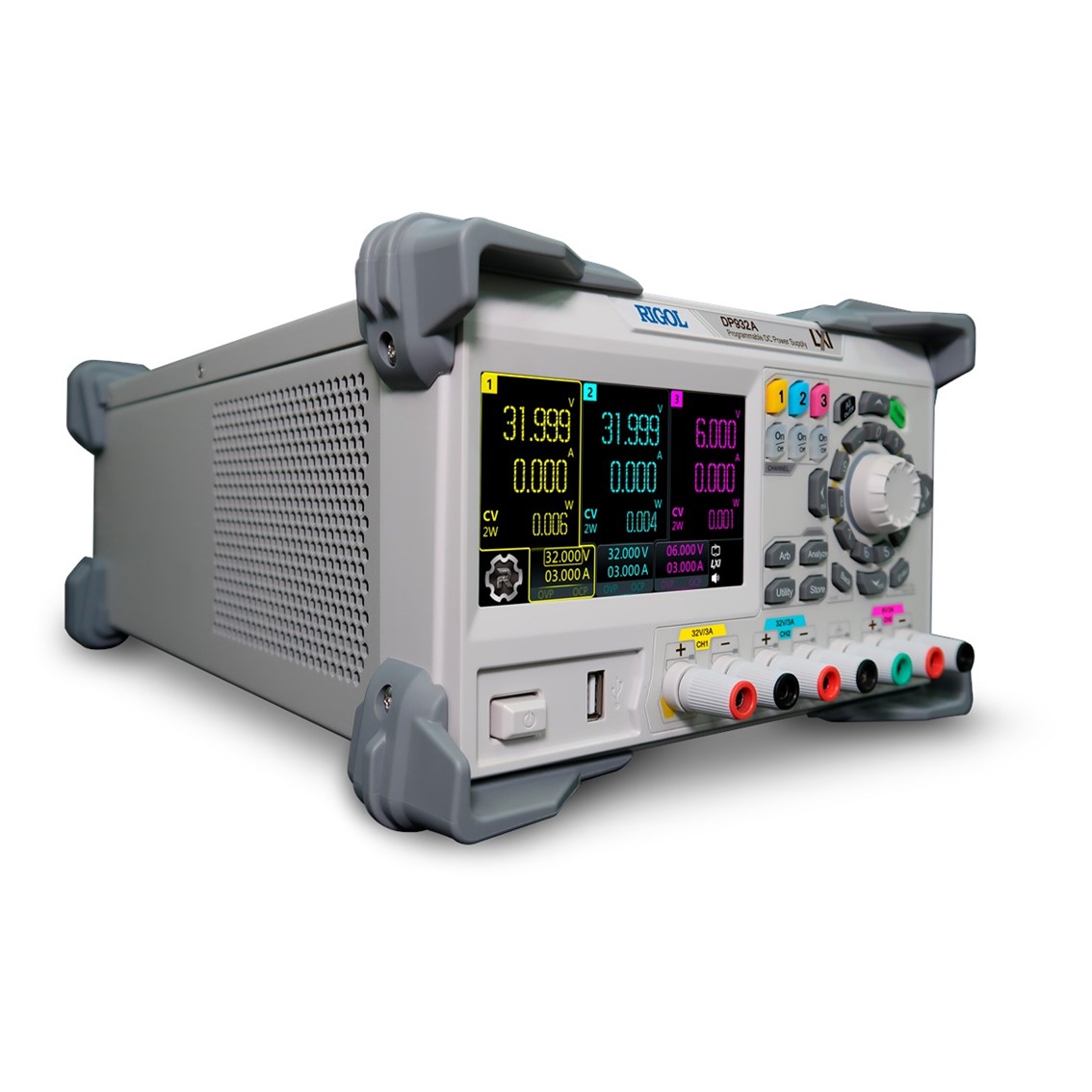 RIGOL DP932E  DC파워서플라이, DC전자로드 198W, 3CH(30V,3A  30V,3A  6V,3A),10mV, 10mA 