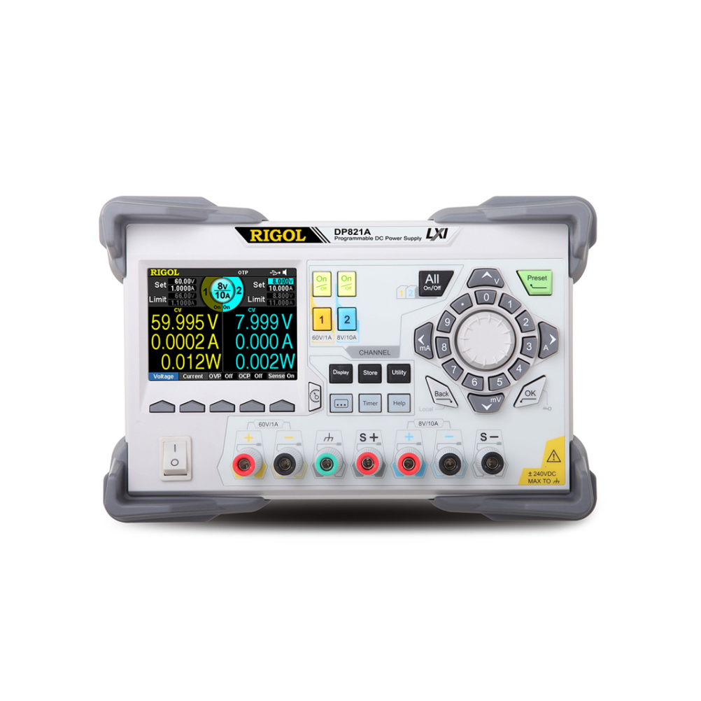 RIGOL DP822  DC파워서플라이 180W, 2CH(20V/5A || 5V/16A), CH1,CH2: 10mV/10mA DC전원공급기