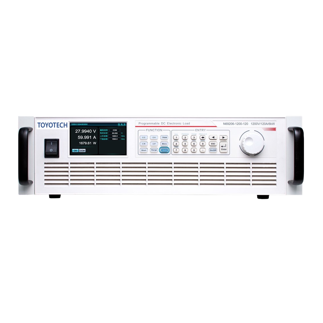 TOYOTECH T69260-150-2500  고성능 DC전자로드 150V, 2500A, 60kW DC전자부하
