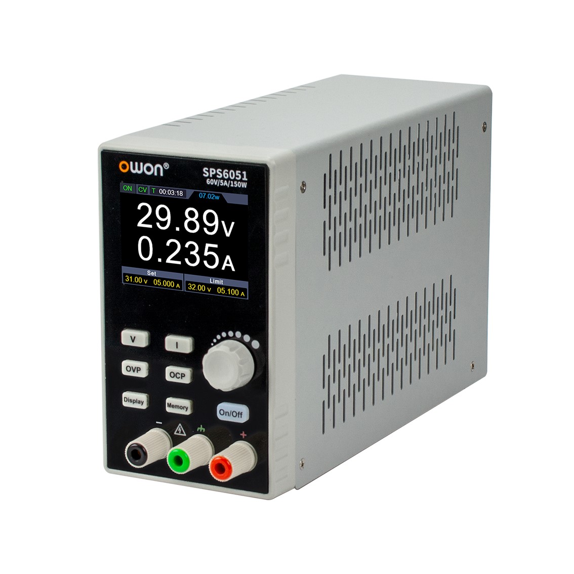 OWON SPS8081 DC파워서플라이 80V,8A,120W 해상도10mV-1mA, USB DC전원공급기