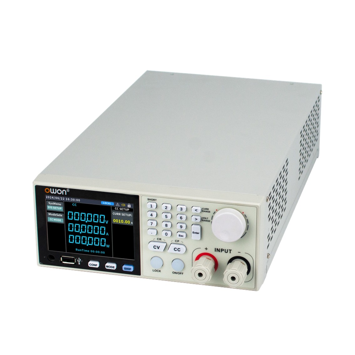 OWON OEL8512B  DC전자부하 300V, 40A, 400W DC전자부하