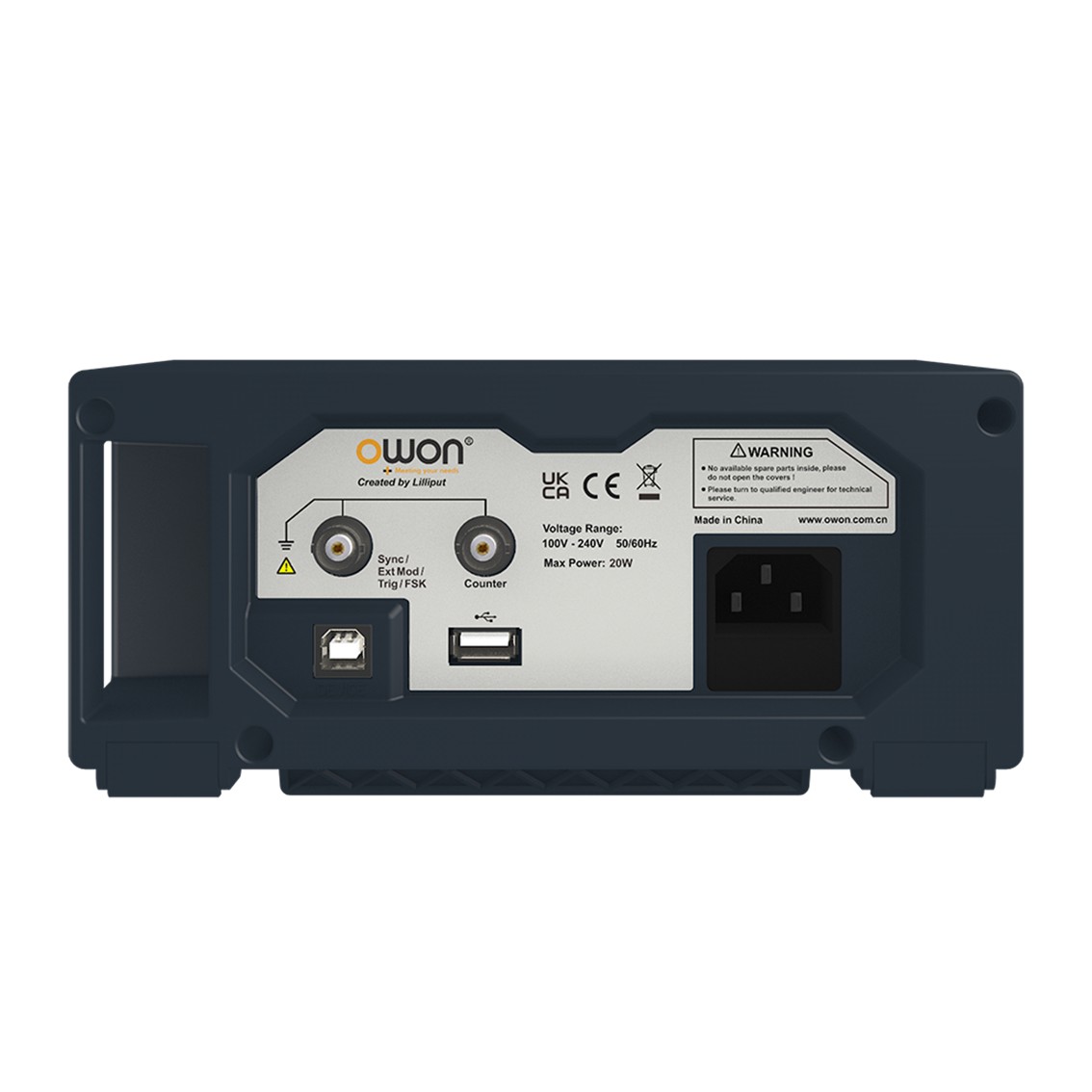 OWON DGE3061 파형 발생기, 1채널, 60MHz, 300MS/s, 14Bits, 8K 메모리, USB