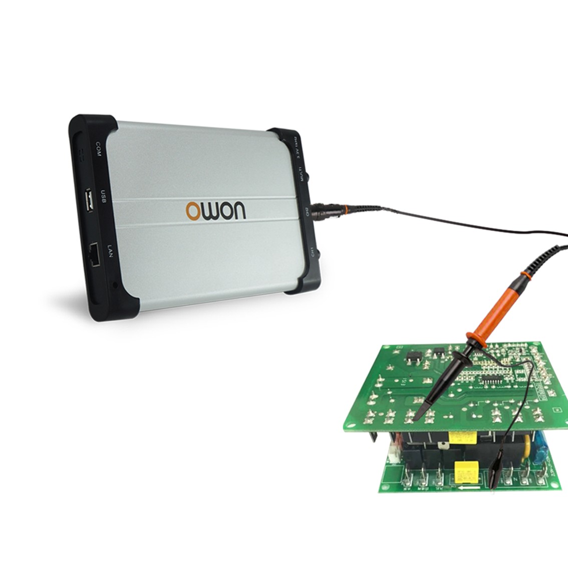 OWON VDS1022I 2채널, 25MHz, 8비트, PC 오실로스코프