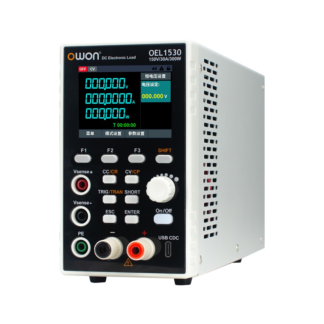 OWON OEL1515  DC전자로드 150V, 15A, 150W DC전자부하 RS232C, RS485