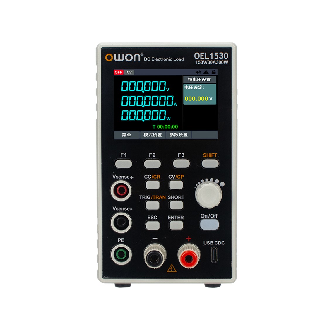 OWON OEL1515  DC전자로드 150V, 15A, 150W DC전자부하 RS232C, RS485
