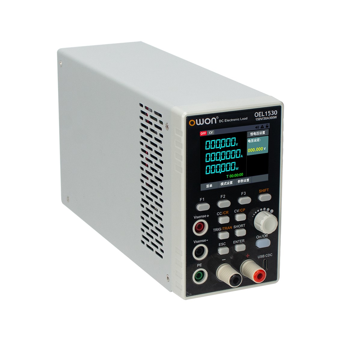 OWON OEL1515  DC전자로드 150V, 15A, 150W DC전자부하 RS232C, RS485