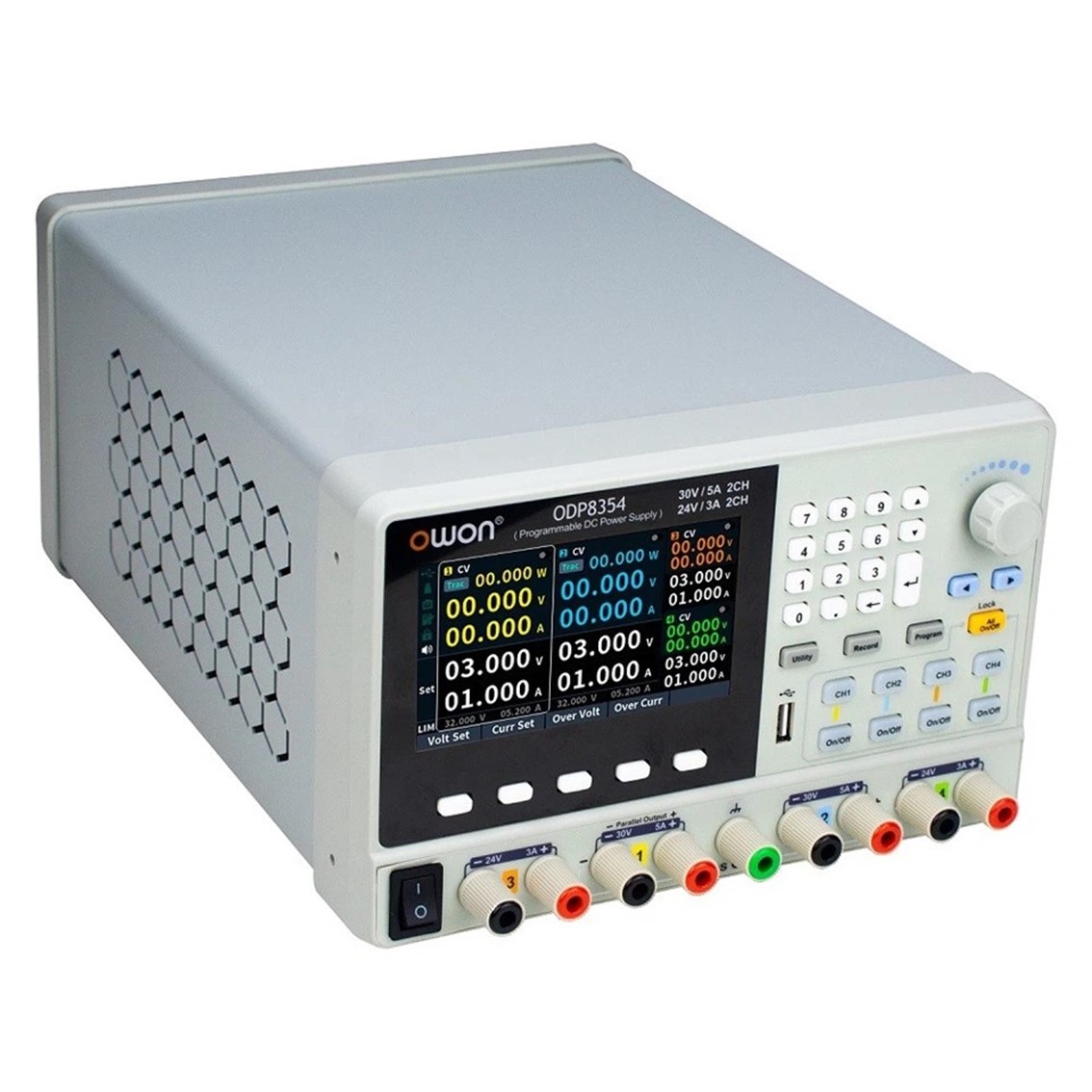 OWON ODP8353  DC파워서플라이 3채널 30V, 5A, 90W 2CH 24V, 3A, 24W DC전원공급기