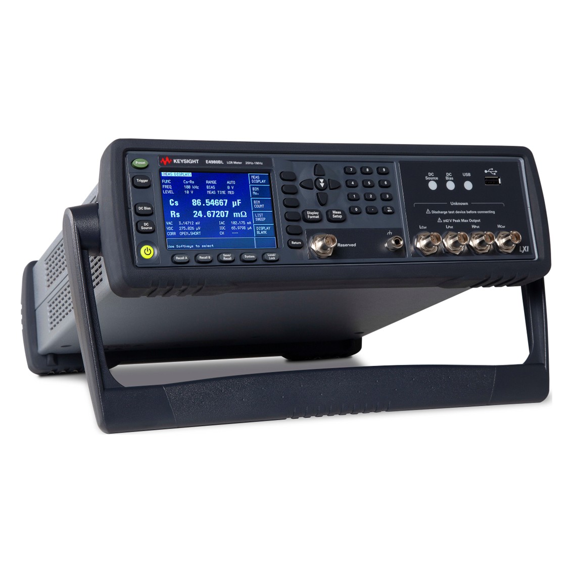KEYSIGHT E4980BL-032  정밀LCR 미터 20Hz -300 KHz with DCR 4디지트, 0.05%