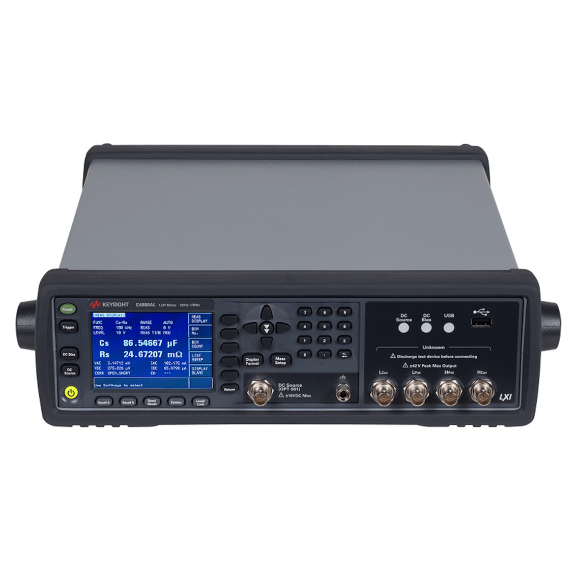 KEYSIGHT E4980BL-032  정밀LCR 미터 20Hz -300 KHz with DCR 4디지트, 0.05%