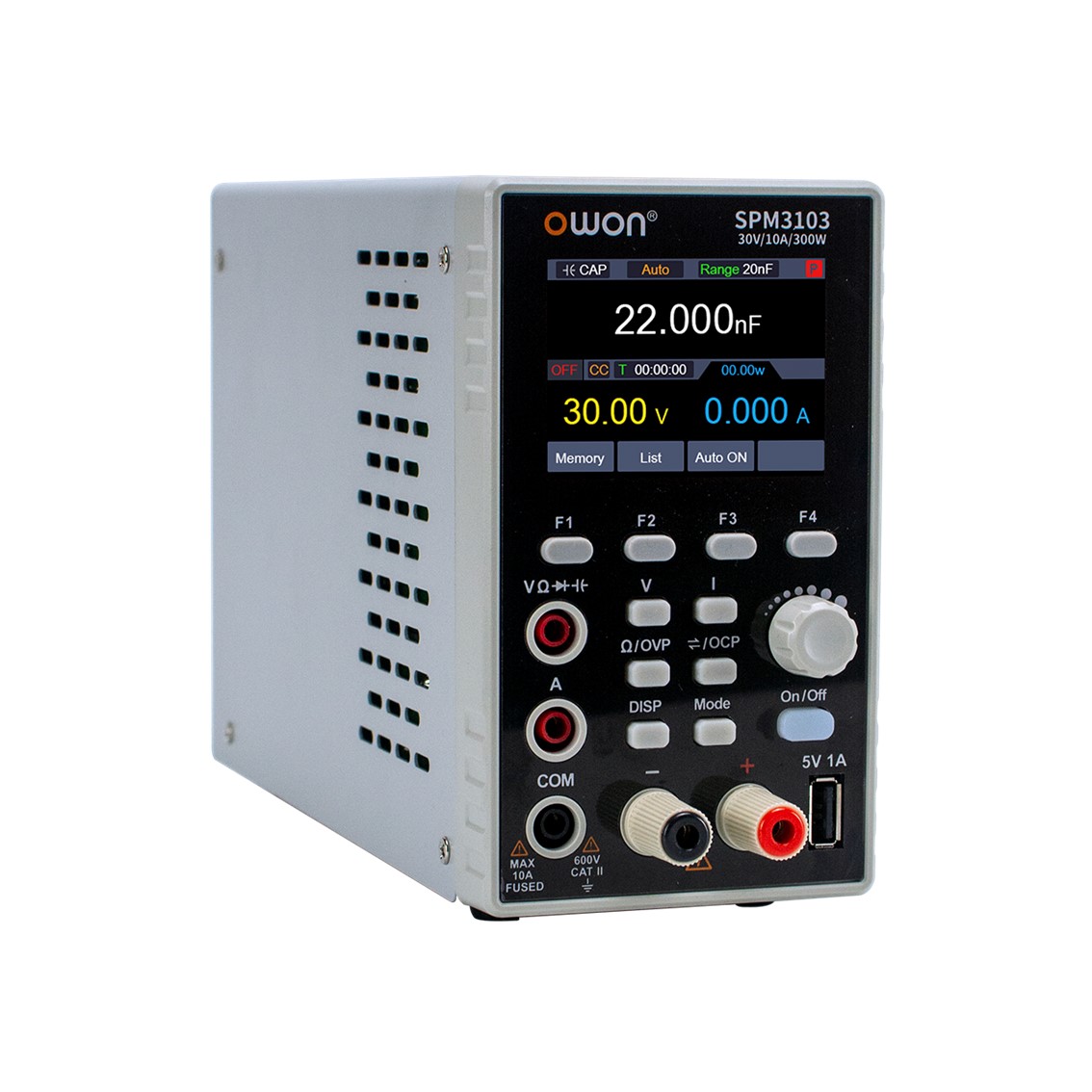 OWON SPM8104 DC파워서플라이 80V, 10A, 400W,10mV-1mA 4.5 디지탈멀티미터