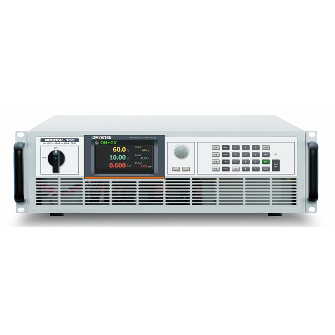 GWINSTEK RBS15K-2250  2250V, +-25A,15KW 회생형 양방향 DC파워서플라이 3U