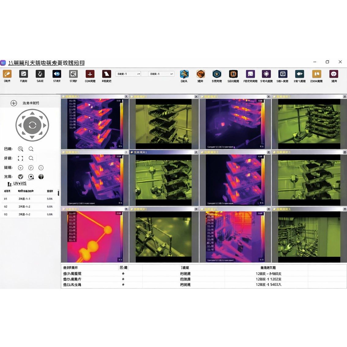 UVIRSYS ZH580-ROB  로봇용 코로나 및 적외선 감지 카메라 UV, IR, VIS(기본 장치) 코로나 초음파음향카메라