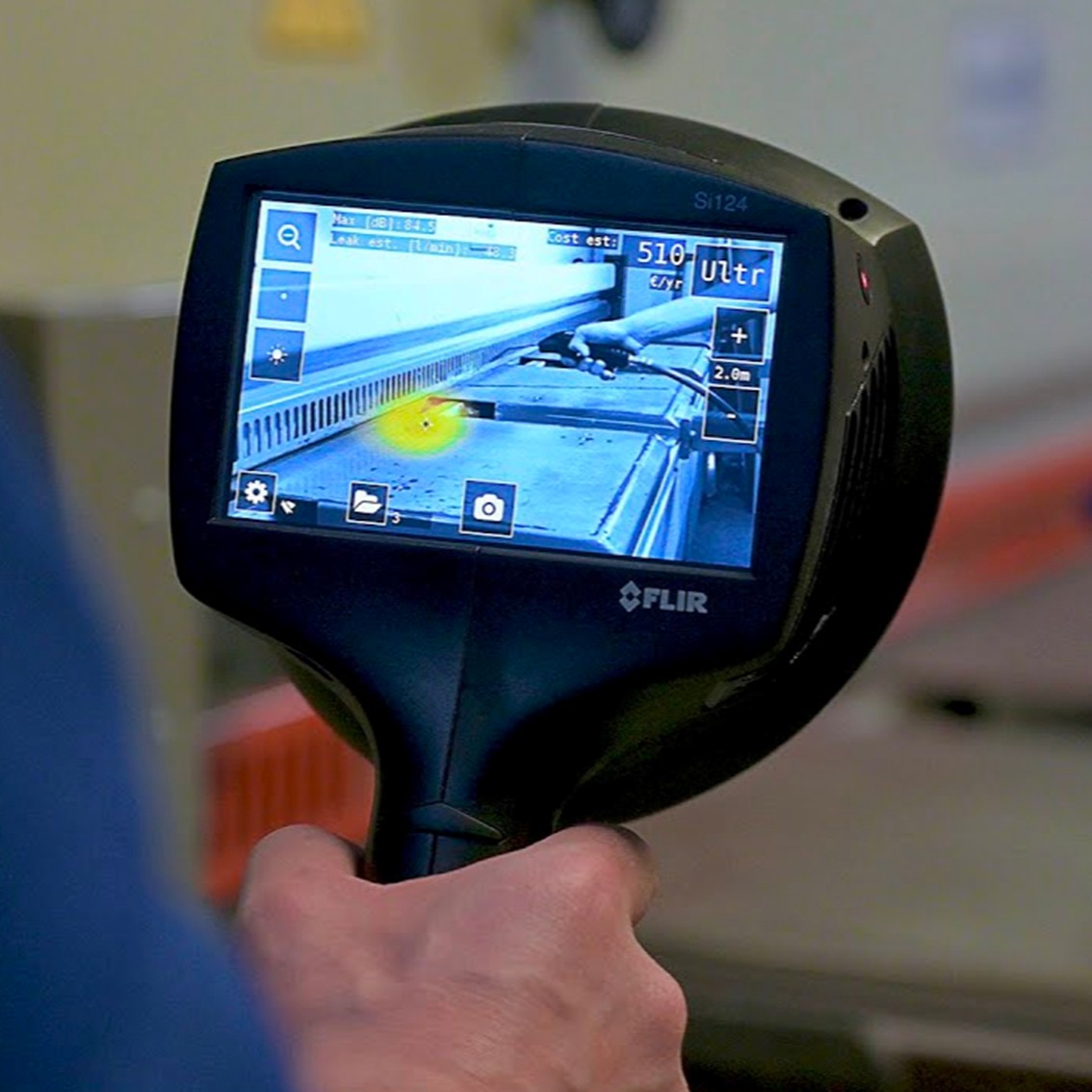 FLIR Si124 LD PLUS  음향카메라(LD) 가스누출용 0.3m-130m (단종)