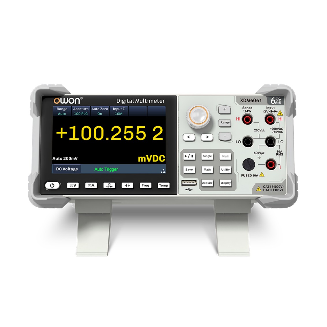 OWON XDM6061  6 1/2 디지털 멀티미터 4.3인치 터치스크린