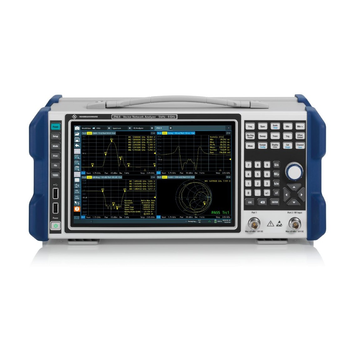 ROHDE ZNL20  벡터 네트워크 아날라이저 VNA 2ports, 5kHz~20GHz 벡터 네트워크 분석기