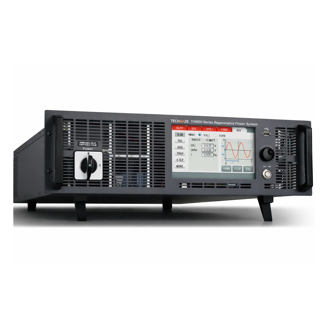 TECHMIZE TH66750L-60-15  DC전자로드 750V, 60A, 15KW DC전자부하 3U