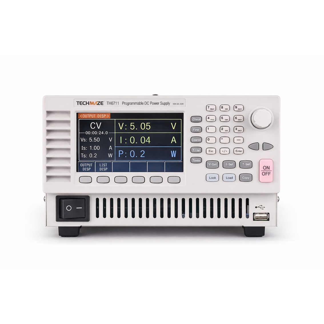 TECHMIZE TH6723  DC파워서플라이 80V, 37.5A, 1080W DC전원공급기 RS232,USB,LAN 기본