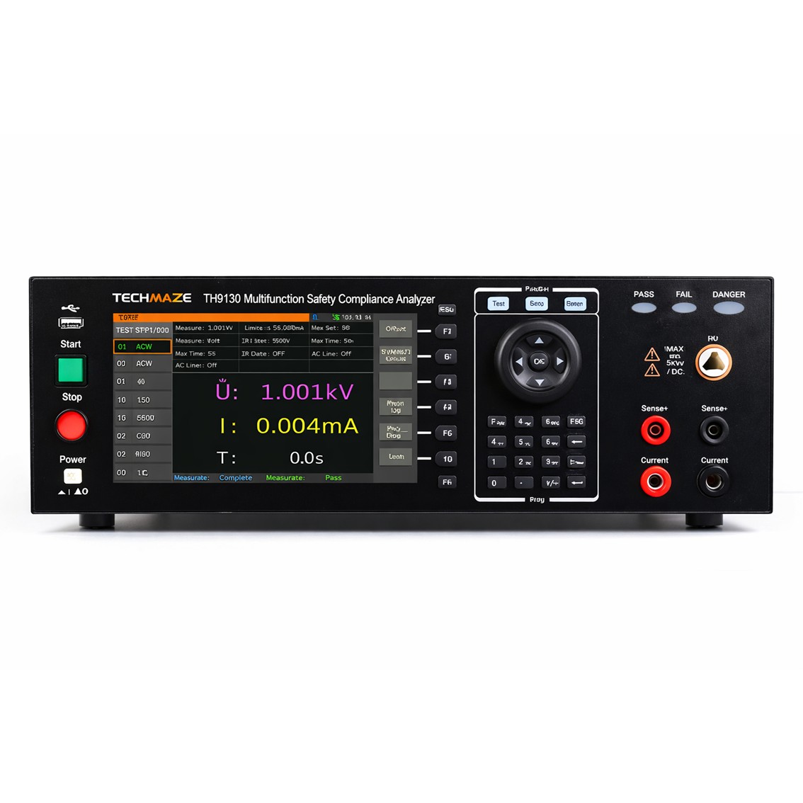 TECHMIZE TH9131  AC/DC 내전압시험기 500VA AC: 5kV/100mA. DC: 6KV/20mA