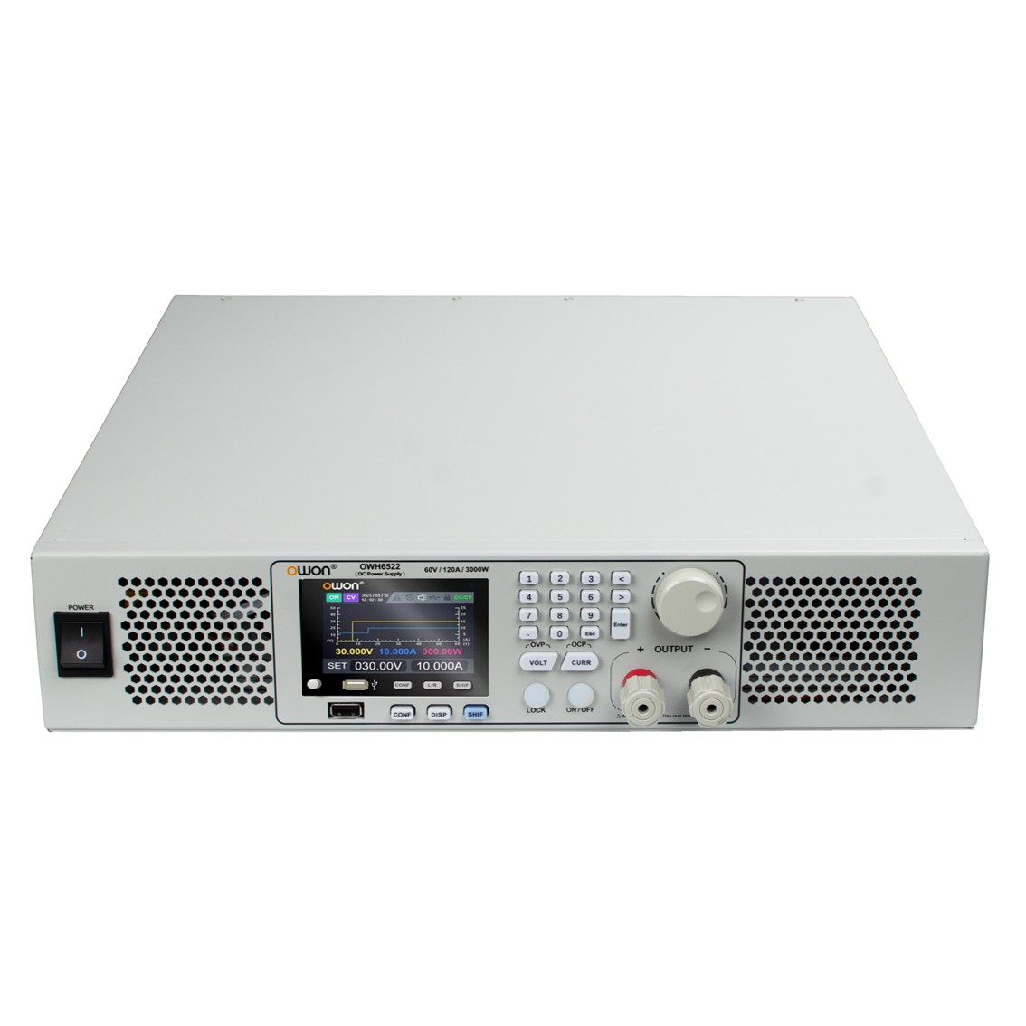 OWON OWH67B018-60  양방향DC파워서플라이 60V, 120A, 1800W DC전원공급기 2U 배터리시뮬레이터